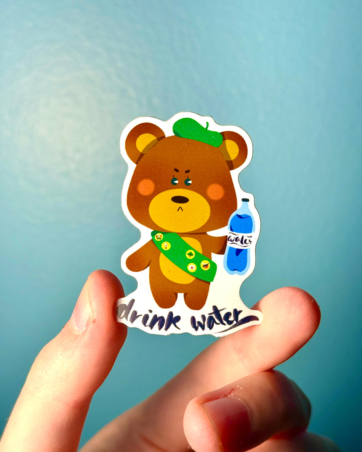 Drink Water Bear Scout