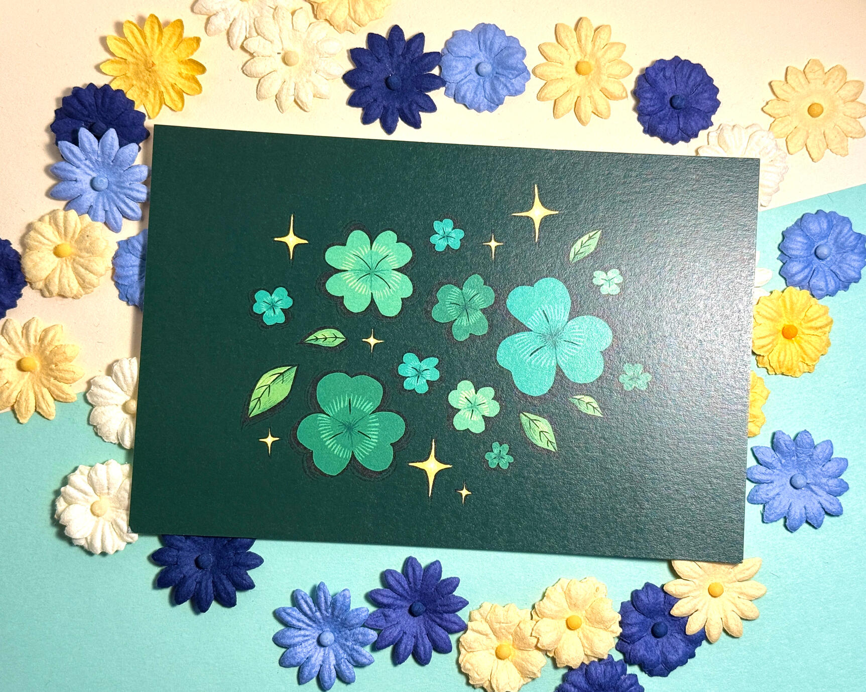 Clovers Postcard Clovers Postcard