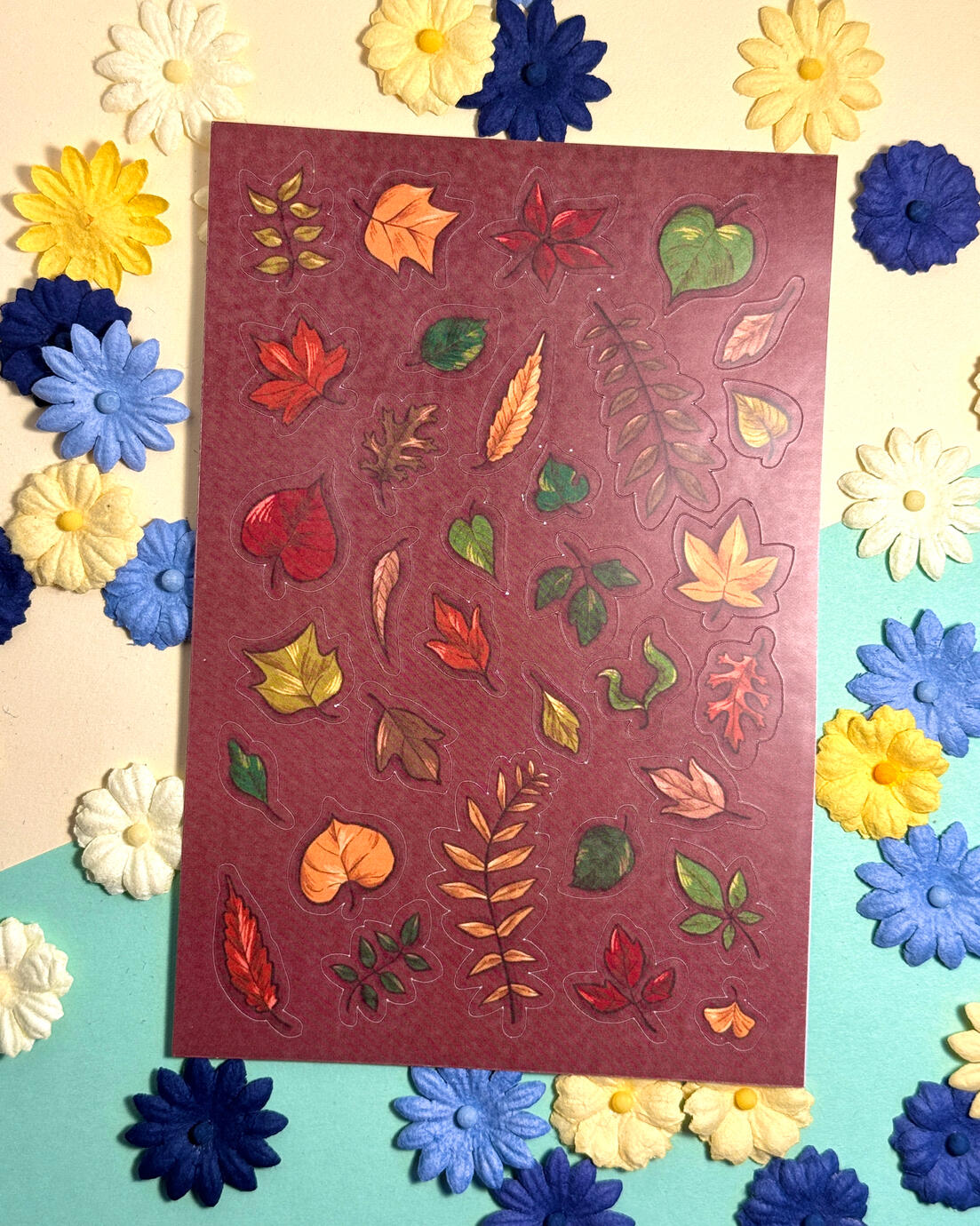 Fall Leaves Sticker Sheet
