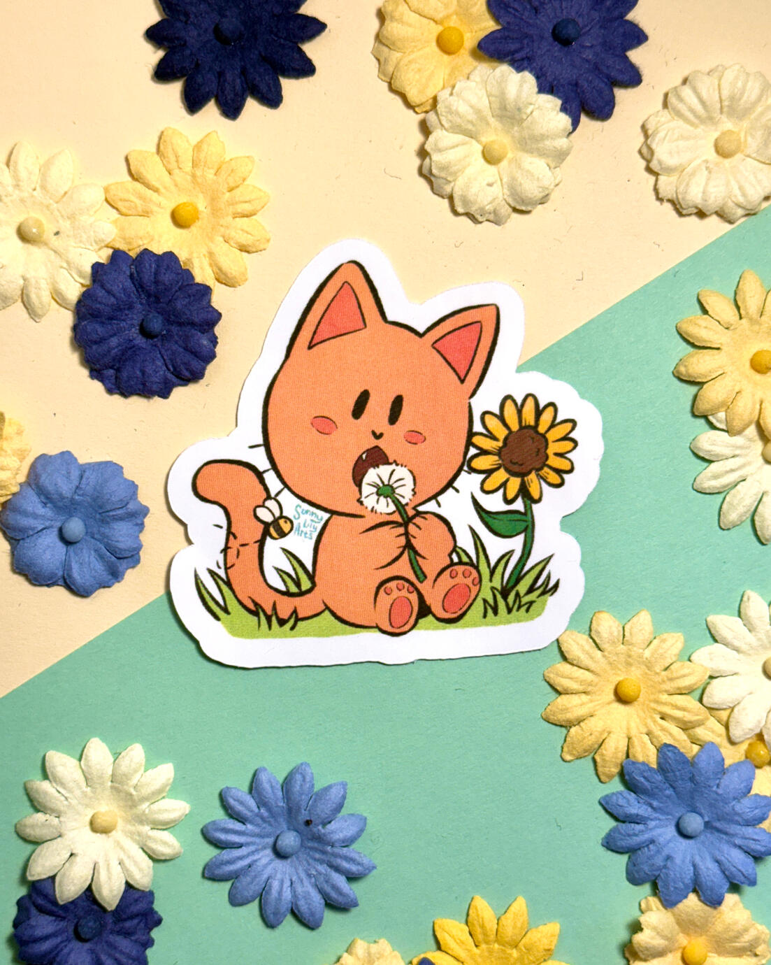 Spring Kitty Sticker Spring Kitty Sticker