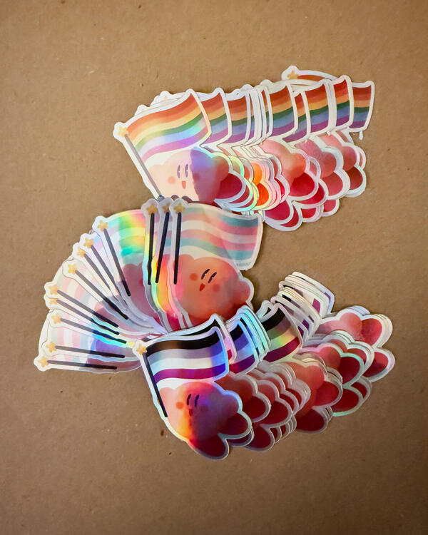 Kirby Pride Stickers