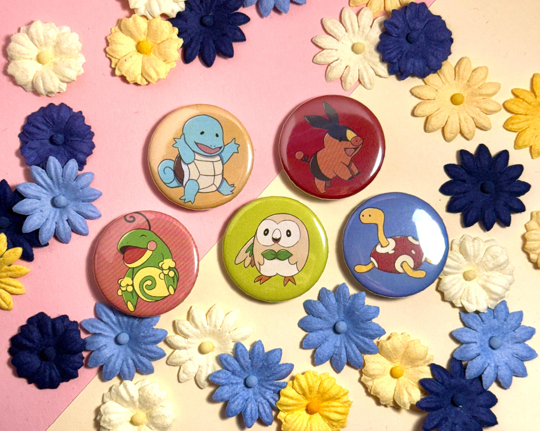 Assorted Pokemon Buttons
