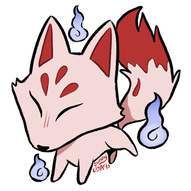 Kitsune Sticker